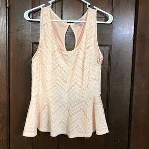 Charlotte Russe Peplum Top